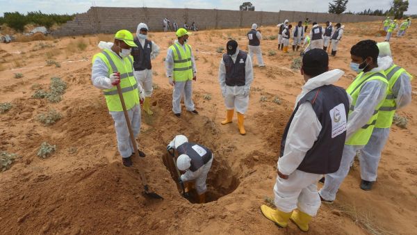 Libyan authorities find 2 new mass graves in Tarhuna