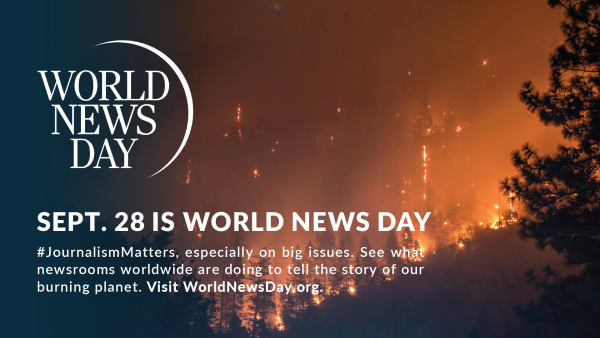 journalists in more than 450 newsrooms across six continents have joined in this year’s initiative. 