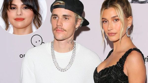 جاستين بيبر وهايلي بالدوين وسيلينا غوميز