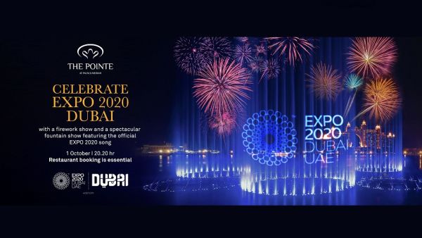 To be able to celebrate Dubai Expo 2020 at the Pointe and watch the show, visitors will have to book a table at one of the Pointe’s restaurants and cafés. T The Pointe Celebrating Glory on the 1st of October