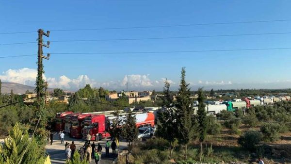 Iranian fuel arrive in Lebanon.