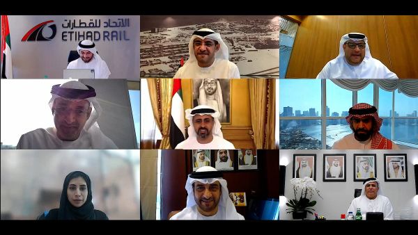 During the event Etihad Rail Completes Construction Works Of Package A Of Stage Two Of The UAE National Railway Network