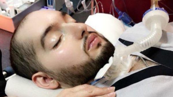 In Video Saudi Sleeping Prince Celebrates Saudi National Day 2021 moving hands responding to treatment
