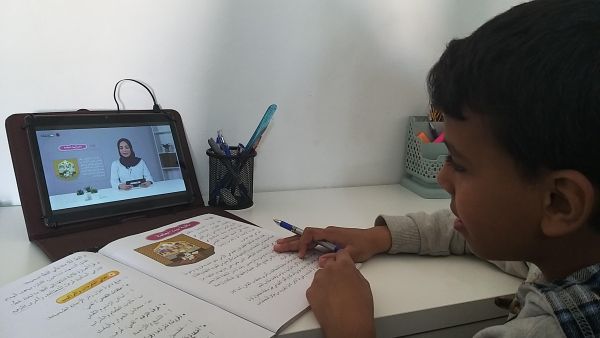 طالب مدرسي في الأردن