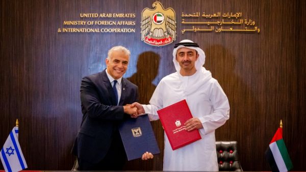 زيارة لابيد الى ابو ظبي