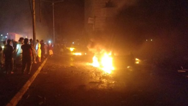  استهدف بوابة مطار عدن الدولي