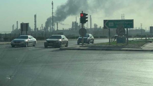 اندلاع حريق بمصفاة ميناء الأحمدي بالكويت