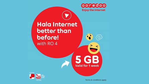 Ooredoo تحدث وتطلق باقات الإنترنت المضافة لعملاء هلا وشهري 