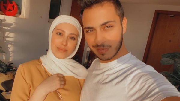 الوليد مقداد وزوجته