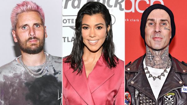 كورتني كارداشيان وترافيس باركر وسكوت ديسك