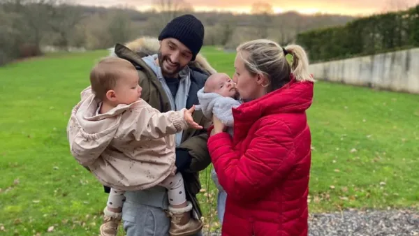 Tom shares daughter Aurelia, two, and son Bodhi, 11 months, with wife Kelsey