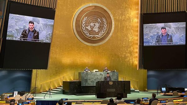 منبر الامم المتحده كلمة نارية لمحمد الكرد