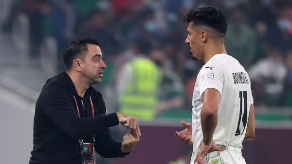 صورة أرشيفية لتشافي (يسار) وبغداد بونجاح