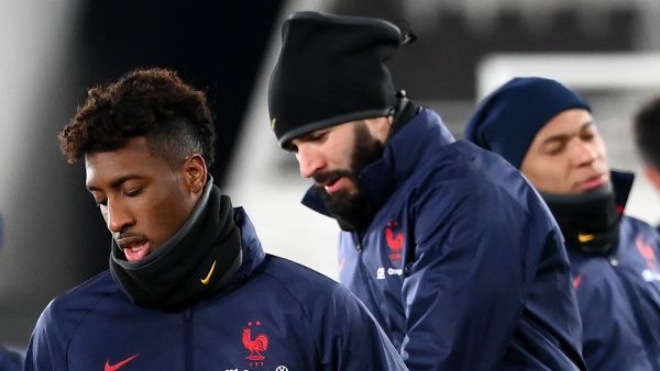 جانب من تدريبات منتخب فرنسا