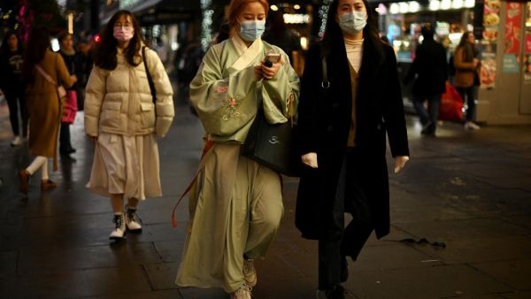 Shoppers in Oxford Street London
