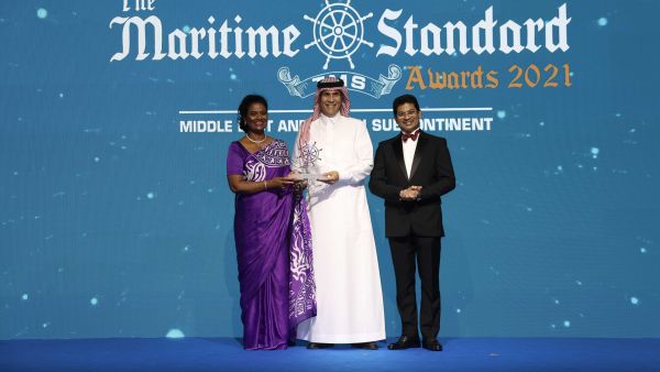 During the event Bahri Consolidates Industry Leadership With Three Wins at the Maritime Standard Awards 2021 in Dubai