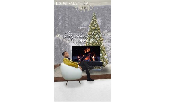 التعاون مع Legend بلحنٍ وأغنية خلال فترة الأعياد يخلّد المنتجات التي تحمل توقيع LG SIGNATURE الفنان JOHN LEGEND الدولي يحصل على لقب سفير علامة LG SIGNATURE التجارية