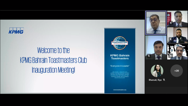 KPMG Toastmaster Club. KPMG in Bahrain Toastmasters Club Receives Official Charter From ‘Toastmasters International’ Club