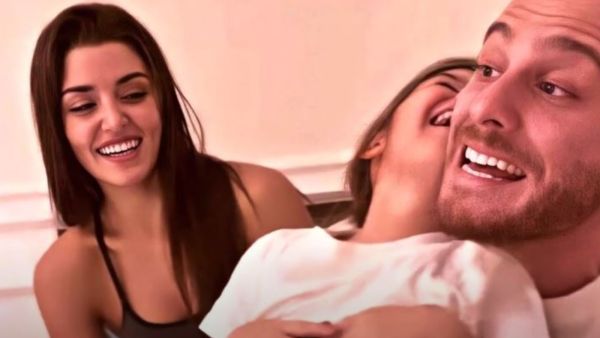 Kerem Bürsin and Hande Erçel Meet Their On-Screen Daughter (Video)