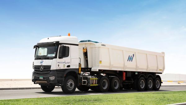 Light original-MICCO Tipper truck. AD Ports Group Enters the Construction Logistics Market through Acquisition of 31 New Tipper Trucks
