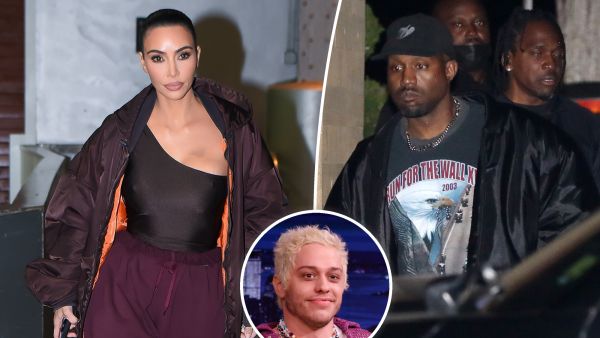 كانيه ويست وكيم كارداشيان وبيت ديفيدسون 