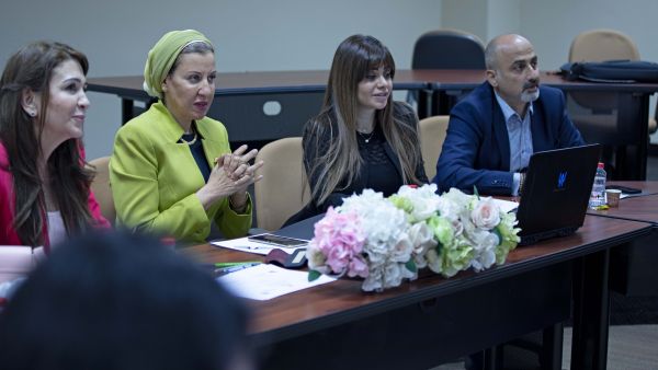 طلبة التصميم الداخلي في جامعة أبوظبي يستعرضون مهاراتهم في مشروع واقعي