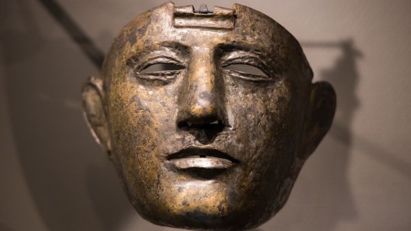 Roman soldier's face mask is uncovered in Turkey