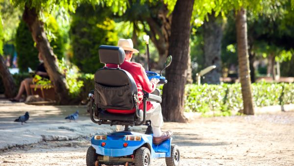 Mobility scooter driver