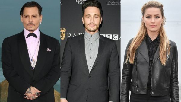 جوني ديب وآمبر هيرد وجيمس فرانكو