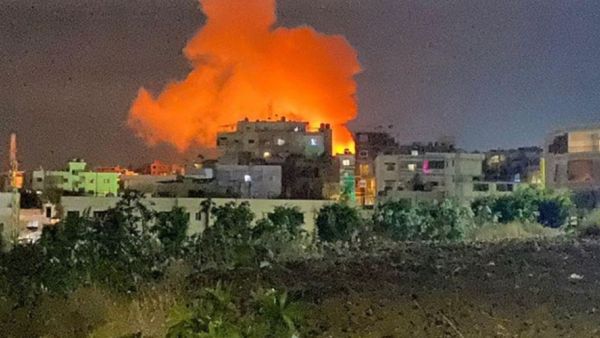 إنفجار ضخم في مخيم برج الشمالي