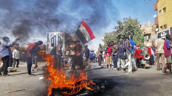 anti-coup protests continue in Sudan 