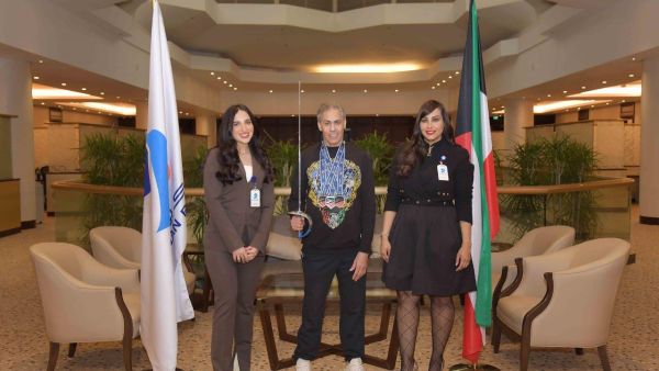 During the event Burgan Bank Continues Its Sponsorship Of World Wheelchair Fencing Champion, Tareq Alqallaf