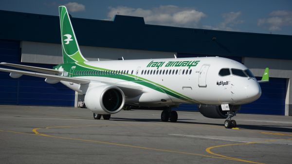 الخطوط الجوية العراقية تضم أول طائرة إيرباص من طراز A220-300إلى أسطولها