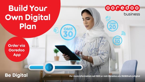 توفر Ooredoo الباقات الفردية بقيمة تبدأ من من 10 ريال عُماني وتصل حتى 30 ريال عُماني شهرياً. أما الراغبين في تصميم باقاتهم الخاصة Ooredoo تتيح لعملائها من الشركات تصميم باقات شهري الرقمية للأعمال التجارية حسب متطلباتهم للمرة الأولى في سوق الاتصالات