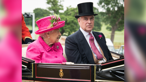 Prince Andrew and Queen Elizabeth II