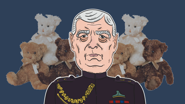 Prince Andrew and teddy bears