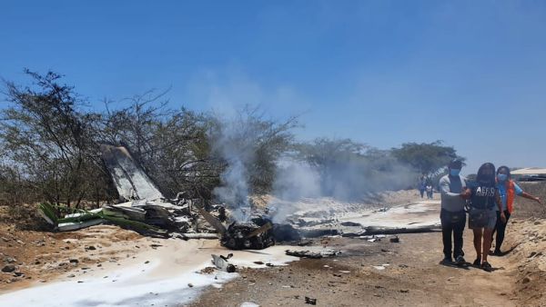 مصرع 7 أشخاص بتحطم طائرة سياحية في بيرو