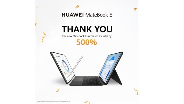 أتاحت التطورات التكنولوجية العمل الهجين وتكتسب شعبية بسرعة، ولهذا السبب صممت هواوي حاسوب HUAWEI MateBook E المحمول الحاسوب المحمول HUAWEI MateBook E 2 في 1 يحقّق 500% نسبة نموّ في المبيعات خلال مرحلة الطلب المسبق