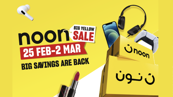 يوفر مستخدمي البطاقة المصرفية من بنك ساب مع خصومات إضافية تصل إلى 20% على الطلبات التي تزيد عن 200 ر.س، مع توفير ما يصل إلى 100 ر.س عند الدفع من 25 فبراير حتى 2 مارس. نون تطلق العرض الأصفر الكبير مع خصومات تبدأ من 10% إلى 70%