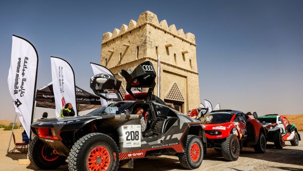 أول لقب في الصحراء: سيارة RS Q e-tron تفوز في رالي أبوظبي الصحراوي