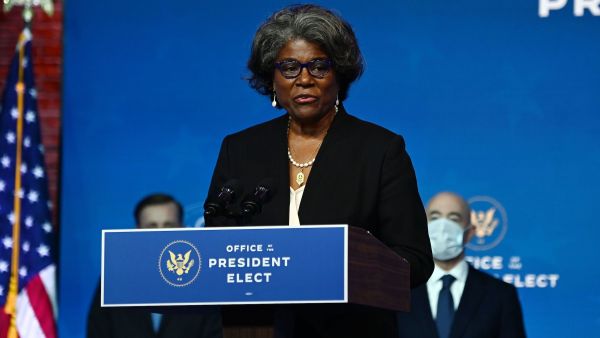 السفيرة الأمريكية لدى الأمم المتحدة ليندا توماس غرينفيلد