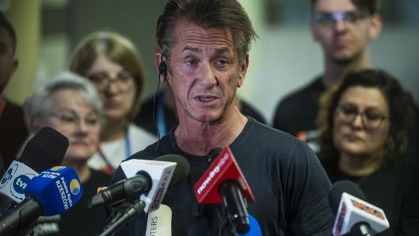 American actor Sean Penn