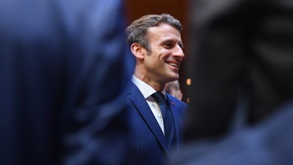 French President Emmanuel Macron on Sunday warned President Joe Biden against escalating rhetoric against Russia.