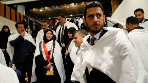 Iraqi MPs from the Sadrist bloc 