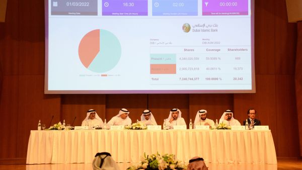 Dubai Islamic Bank Shareholders Approve 25% Dividend for 2021