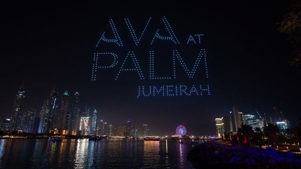 Drones Illuminated Dubai Sky With 17 Hanging Palaces
