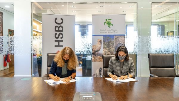 During the event Environment Society of Oman Partners With HSBC Oman for Whale Conservation and Capacity Building Programmes