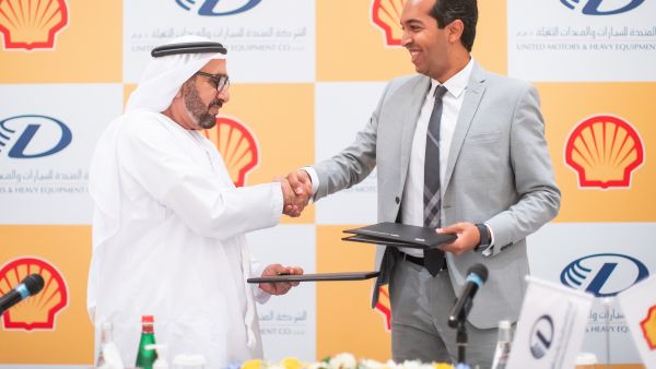 During the event Shell Middle East Joins Forces With United Motors & Heavy Equipment To Distribute Shell Lubricants in the UAE’s Capital