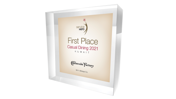 The Cheesecake Factory Wins Top Customer Service Award for Third Year in a Row
