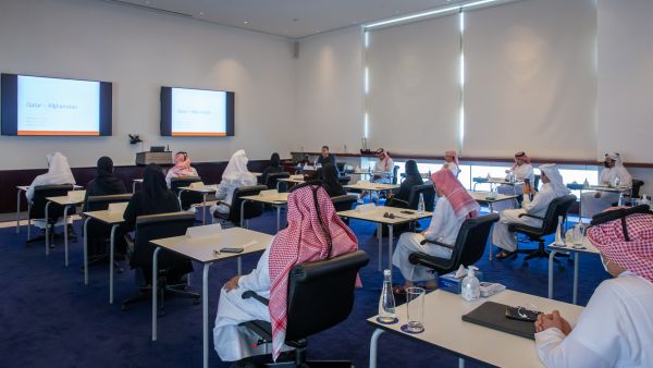 خلال الحدث الدبلوماسيون القطريون يكتسبون معارف متقدمة في مجال الدبلوماسية الدولية عبر حوار مع الخبراء في برنامج ماجستير جورجتاون في مؤسسة قطر